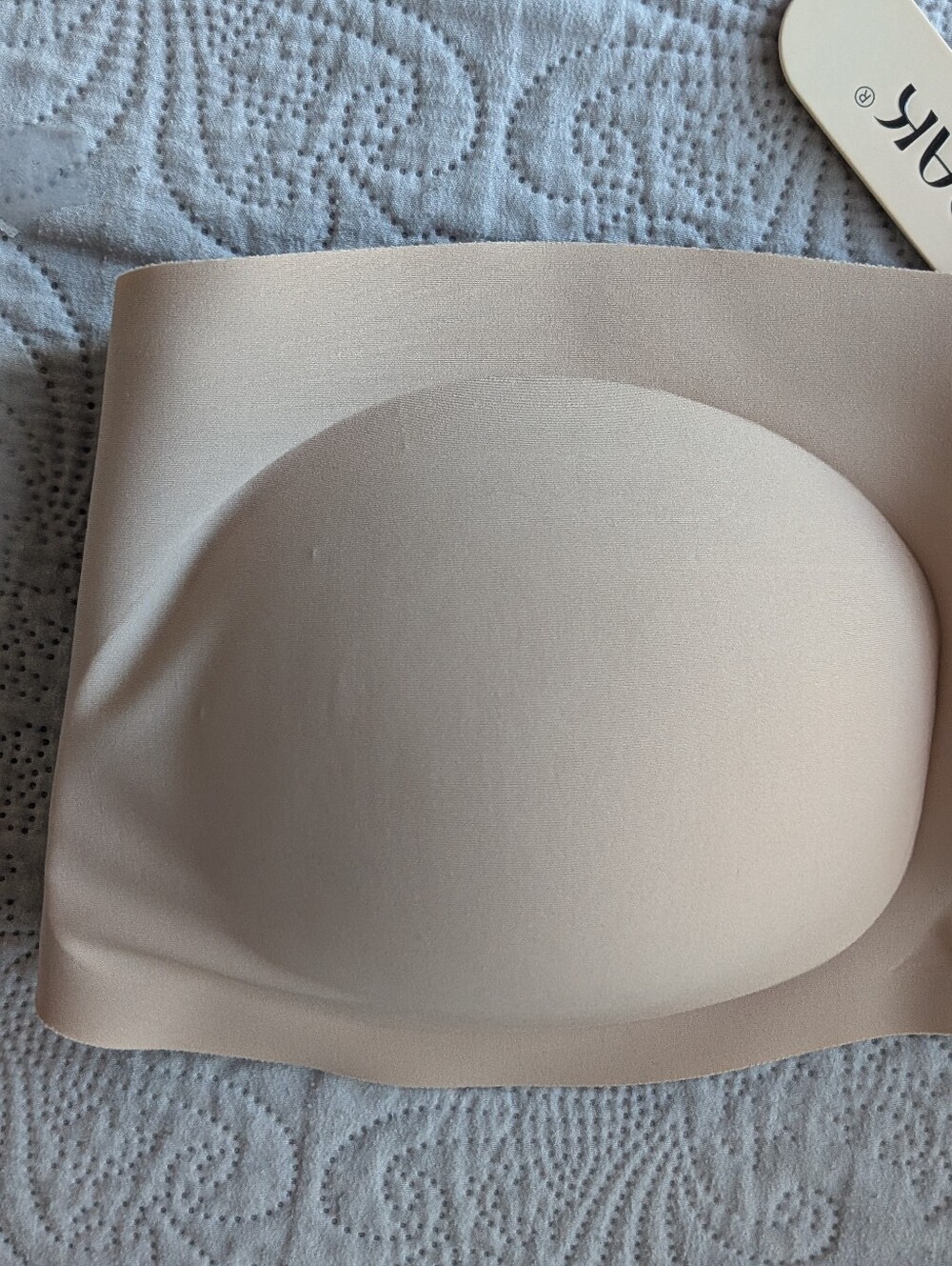 OEAK Nude Strapless Adhesive Bra - Seamless Backless Support, XL - Picture 4 of 16